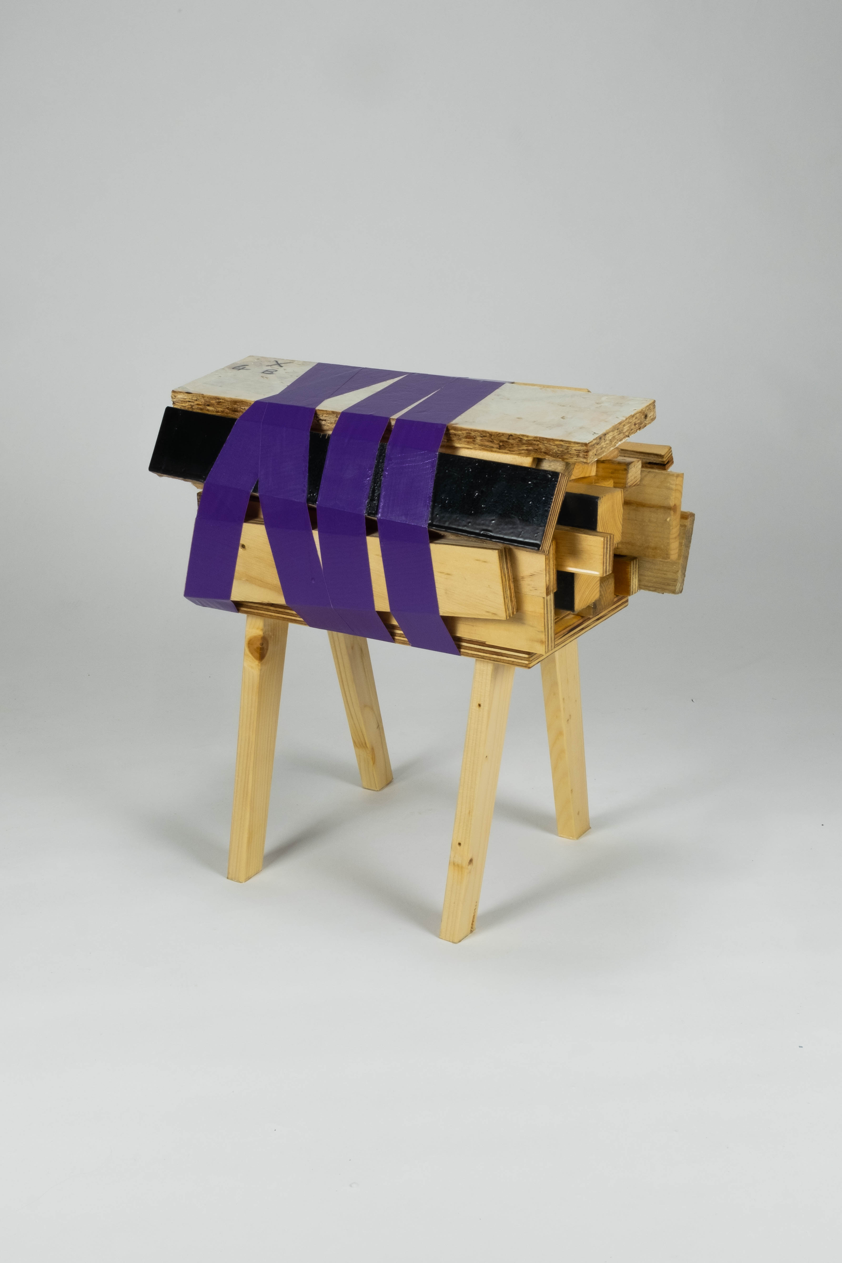 purple stool