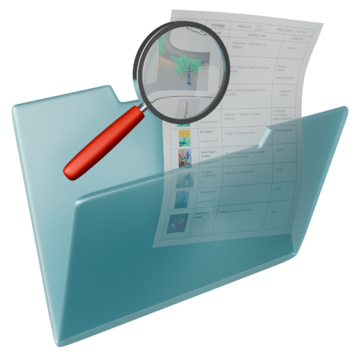 Index folder icon opened